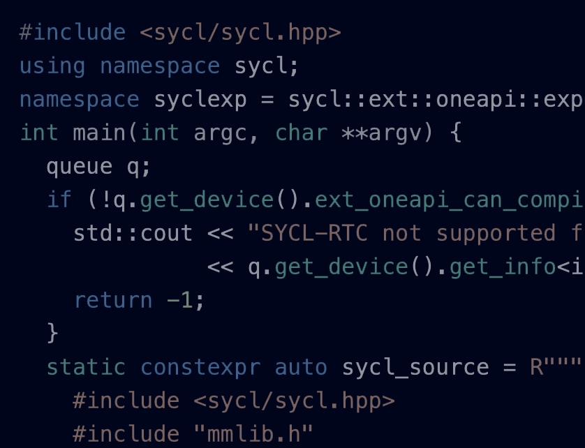 SYCL Runtime Compilation: A New Way to Specialise Kernels Using C++ Metaprogramming Image