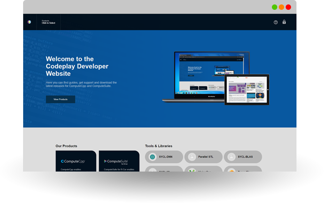 Developer Portal Screenshot
